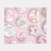 Feestelijke ballon fleece deken (Voorkant (Horizontaal))
