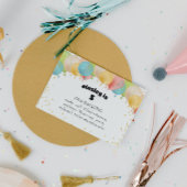 Feestelijke ballonfeest uitnodiging