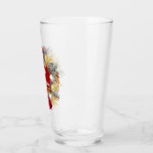 Feestelijke Barware Kerst Krans Glas Tumbler (Links)