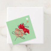 Feestelijke Bauble Christmas Gift Label (In situ)