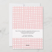 Feestelijke Bauble Sneeuwvlokken Vrolijk Kerstfees Feestdagenkaart (Achterkant)