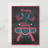 Feestelijke BBQ van 4 juli Kaart (Achterkant)
