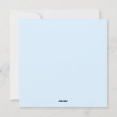 Feestelijke Beagle hond in de winter sneeuw Kerstm Feestdagenkaart (Achterkant)