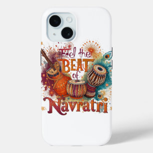 Feestelijke Beats – Kleurrijke Navratri Celebratio iPhone 15 Case
