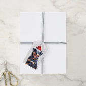 Feestelijke Beauceron Holiday Dog Kerstmis Cadeaulabel (Met Touw)