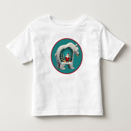 Feestelijke Beer Kerstboom Kerstkoekjes Kinder Shirts (Voorkant)