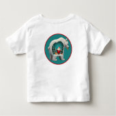 Feestelijke Beer Kerstboom Kerstkoekjes Kinder Shirts (Achterkant)