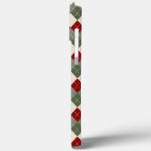 Feestelijke Berner Hond met Santa Hat en Florals Case-Mate iPhone Case (Achterkant / Links)