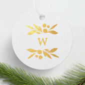 Feestelijke bessen Traditionele Groene & Rode Kers Bedankjes Labels