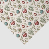 feestelijke betegelde kerstbol tissuepapier (Detail)