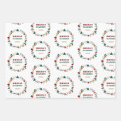 Feestelijke Biden Harris 2020 Kerstmis Inpakpapier Vel (Voorkant 3)