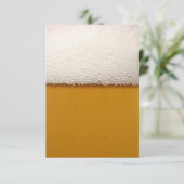 Feestelijke bieruitnodiging kaart (Staand voorkant)