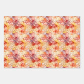 Feestelijke bladeren Terrazzo effect aangepaste na Inpakpapier Vel (Voorkant 2)