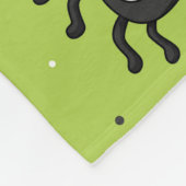 feestelijke blanco fleece deken (Hoek)