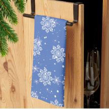 Feestelijke Blauwe Witte Sneeuwvlok