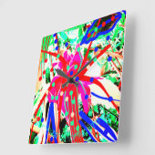 FEESTELIJKE BLOEM ART Muur Klok #2 (Hoek)