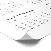 Feestelijke Bloemen 16x20 2017 Jaarkalender Poster (Hoek)