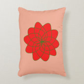 Feestelijke Bloemen Accent Kussen - Kerst Bloemen (Voorkant(Verticaal))