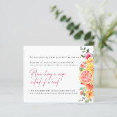 Feestelijke Bloemen Citrus Bruidsrecept Aanvraag K (Staand voorkant)