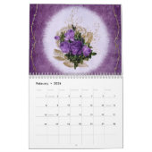 Feestelijke Bloemen Kerst Botanische Vakantie Ontw Kalender (Feb 2026)