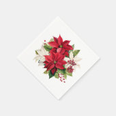 Feestelijke Bloemen Servet (Hoek)