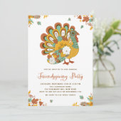 Feestelijke Bloemen Turkije Vriendschapsfeest Kaart (Staand voorkant)