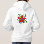 Feestelijke Bloemige Hoodie (Achterkant)