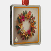 "Feestelijke Bloemkracht" Metalen Ornament (Rechts)