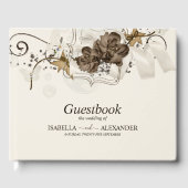 Feestelijke bloemschikking gastenboek (Voorkant)