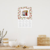 Feestelijke bloemstukken 16x24 2017 Jaarlijkse fot Poster (Keuken)