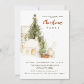 Feestelijke Boho  Vrolijk Kerstfeest Kaart (Voorkant)