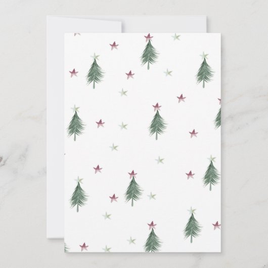 Feestelijke Bomen Arch Jingle en Mingle Kantoor Pa Kaart (Achterkant)