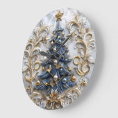 Feestelijke boom charme decoratie grote klok (Hoek)