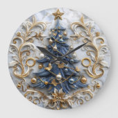 Feestelijke boom charme decoratie grote klok (Voorkant)