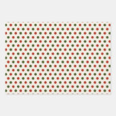 Feestelijke boomcadeaus Stippen Naadloze patroonva Inpakpapier Vel (Voorkant 3)