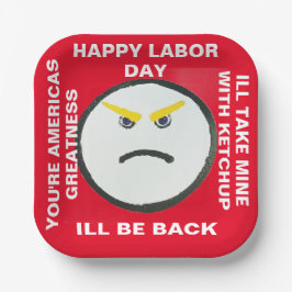 Feestelijke borden papieren bordje