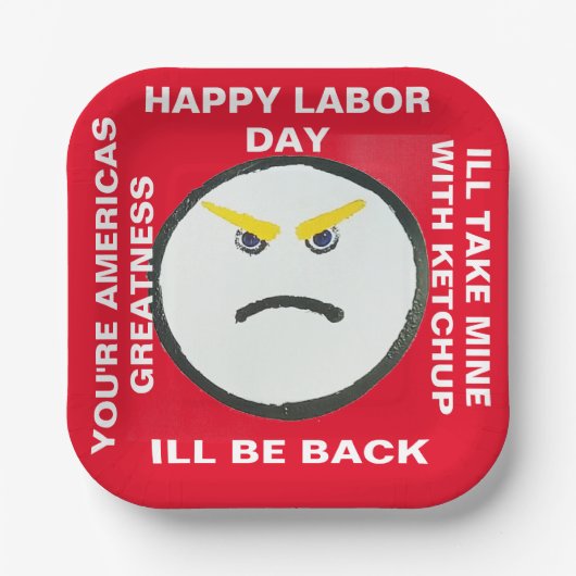 Feestelijke borden papieren bordje (Voorkant)