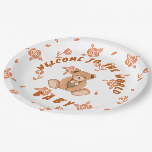 Feestelijke borden papieren bordje (Gekanteld)