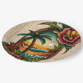 Feestelijke borden papieren bordje (Gekanteld)