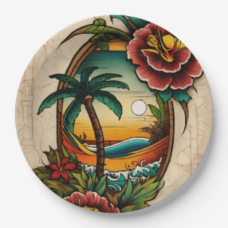 Feestelijke borden papieren bordje