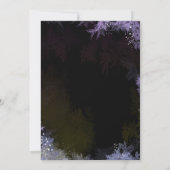 Feestelijke boslichten Huwelijksverjaardagsfeest Kaart (Achterkant)