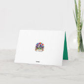 Feestelijke Bossenvos met Bijbelvers Kerstmis Feestdagen Kaart (Achterkant)