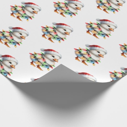 Feestelijke bosvrienden cadeaupapier (Hoek)