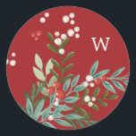 Feestelijke Botanische Bloemen Kerstmis Traditione Ronde Sticker<br><div class="desc">Feestelijke Botanische Bloemen Kerstmis Traditionele Rode Klassieke Ronde Sticker ________________________ ***Dit ontwerp maakt deel uit van een kerstvakantie collectie*** 🎄 van die mijn Feestelijke Loofbloemige Kerst Collectie in Traditioneel Reds voor de feestdagen introduceren! Traditie ontmoet de elegantie van Natuur! 🎅 Haal de magie van de feestdagen uit met dit collectie,...</div>