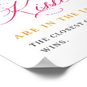 Feestelijke Bright Flower raad hoeveel Vrijgezelle Poster (Hoek)