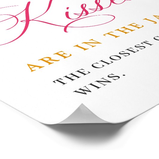 Feestelijke Bright Flower raad hoeveel Vrijgezelle Poster (Hoek)