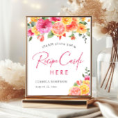 Feestelijke Bright Flowers Citrus Bruidsrecept Kaa Poster