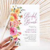 Feestelijke Bright Flowers Floral Citrus Bridal Br Kaart