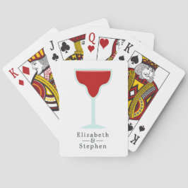 Feestelijke Bruiloft Pokerkaarten