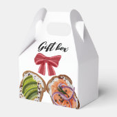 Feestelijke brunch & zoete toast bedankdoosjes (Voorkant Zijde)